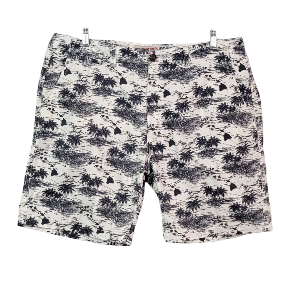 Arizona Vintage Y2K Spring Summer Island Hawaiian Print Vacation Style Short 42